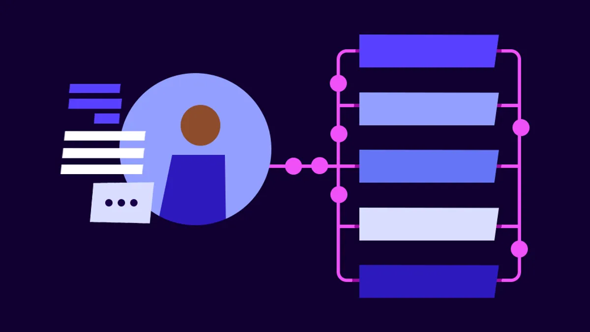 Symbols of a customer IT stack