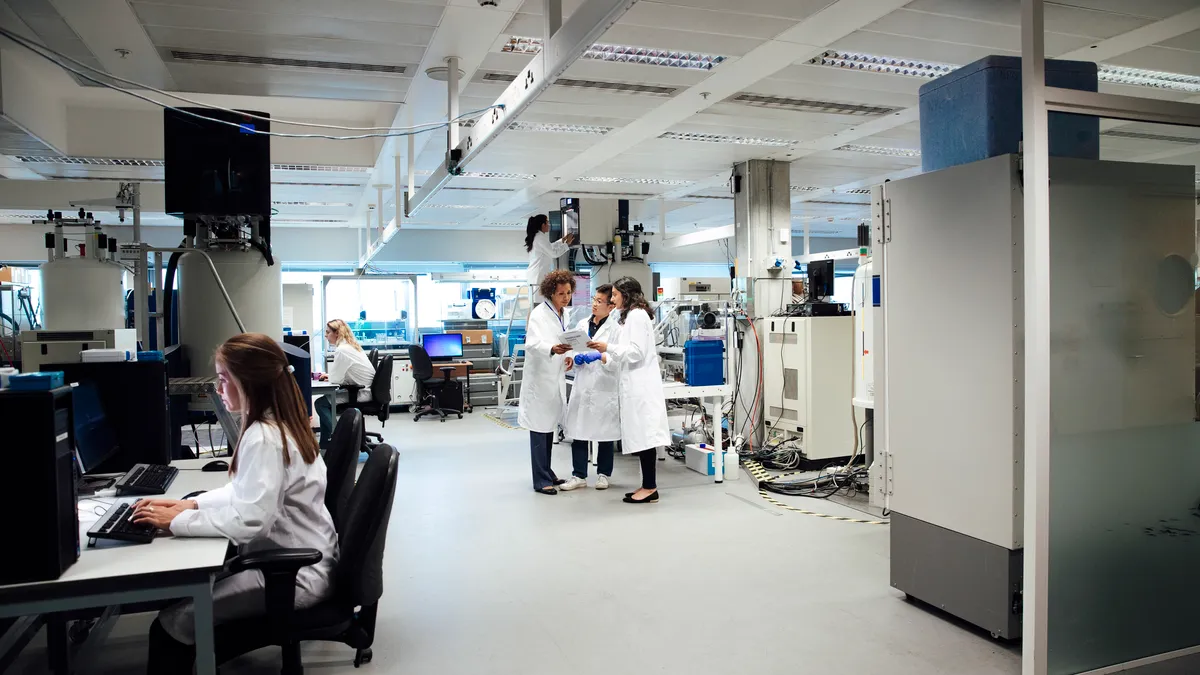 A life sciences lab facility.