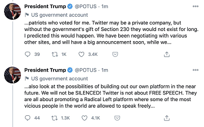 President Trump on @POTUS