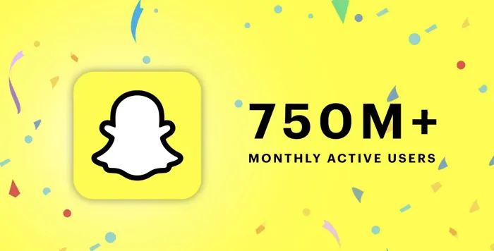 Snapchat 750 million users