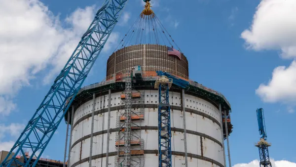 Construction of Vogtle Nuclear Plant Unit 4