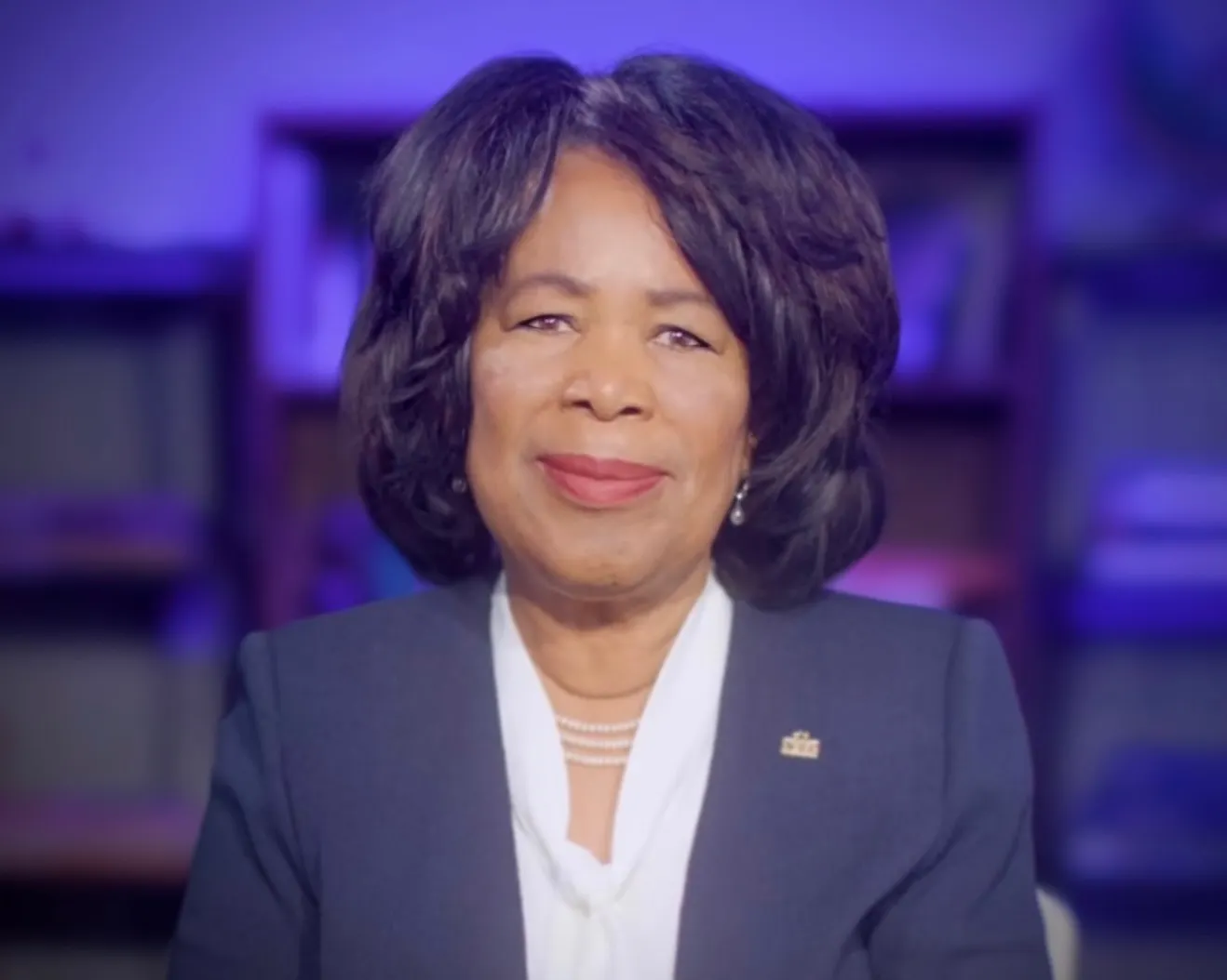 A headshot of the former commissioner of the National Center for Education Statistics, Peggy Carr