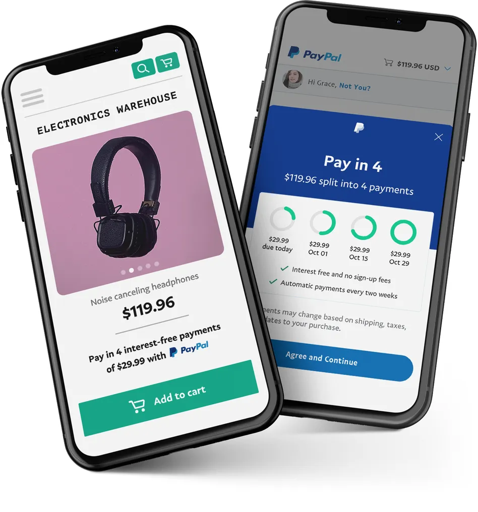 PayPal phone app for purchases