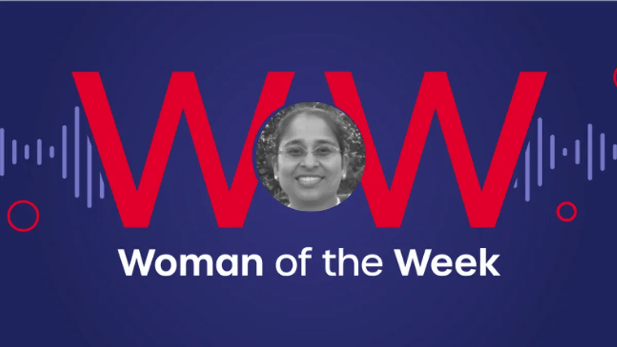 This week's Woman of the Week Dr. Shanthi Ganeshan of Gilead shares how she is championing regulatory affairs as a way to move the needle.