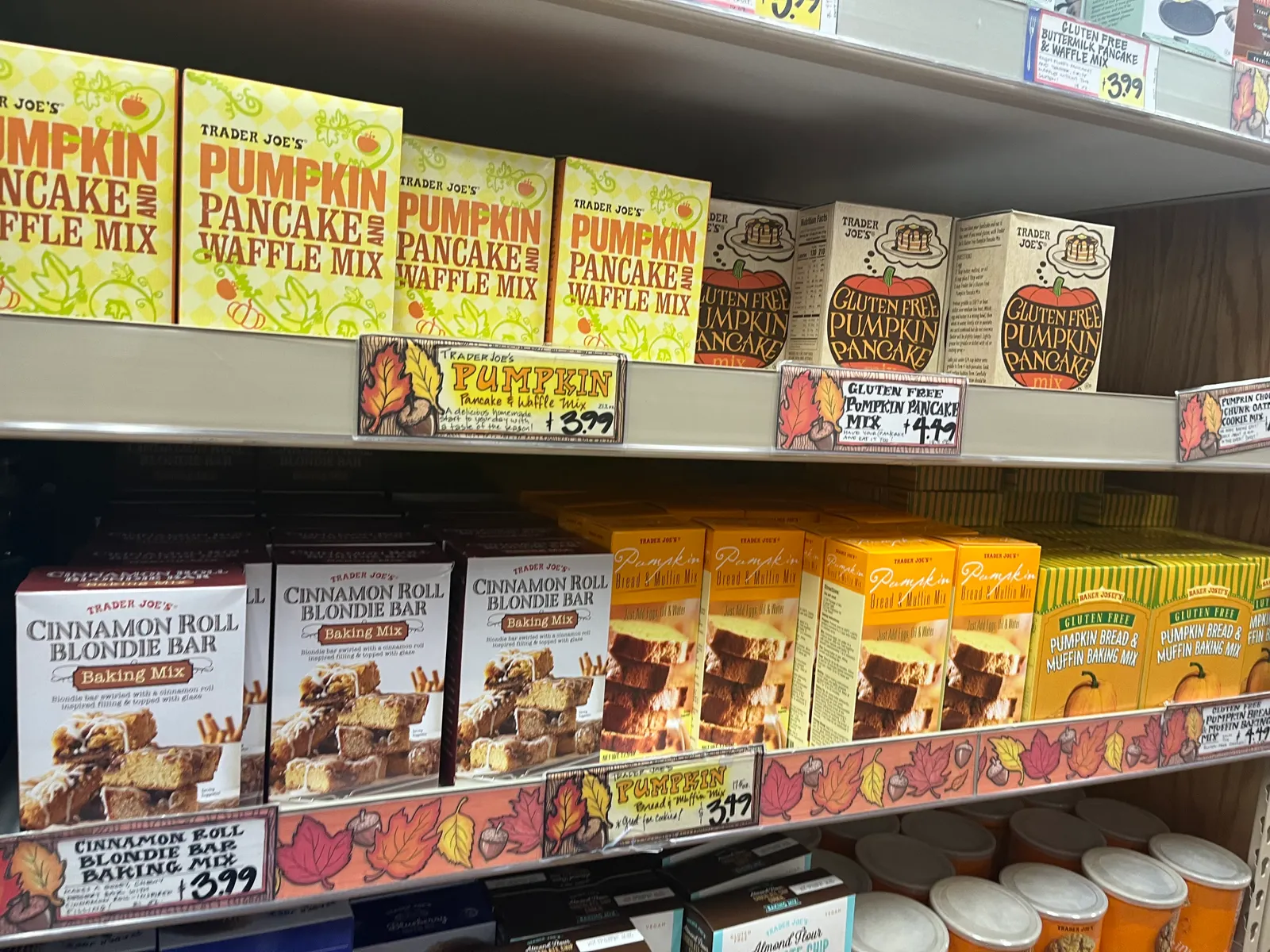 Pumpkin spice products