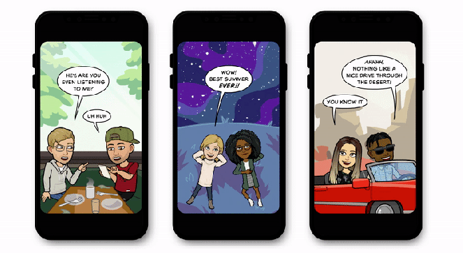 Bitmoji Stories