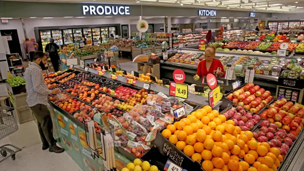 inside Stop & Shop store