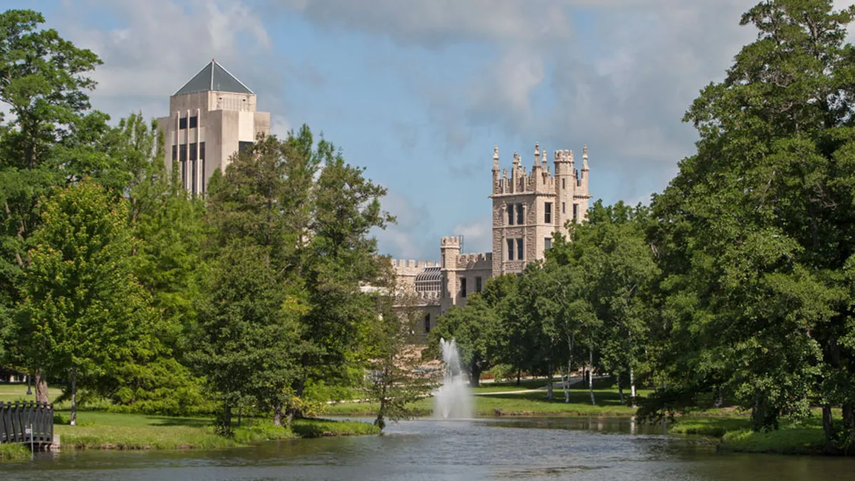 Northern Illinois University's main campus at DeKalb, Illinois