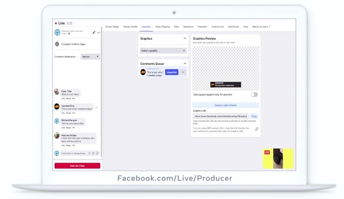 Facebook Live Producer