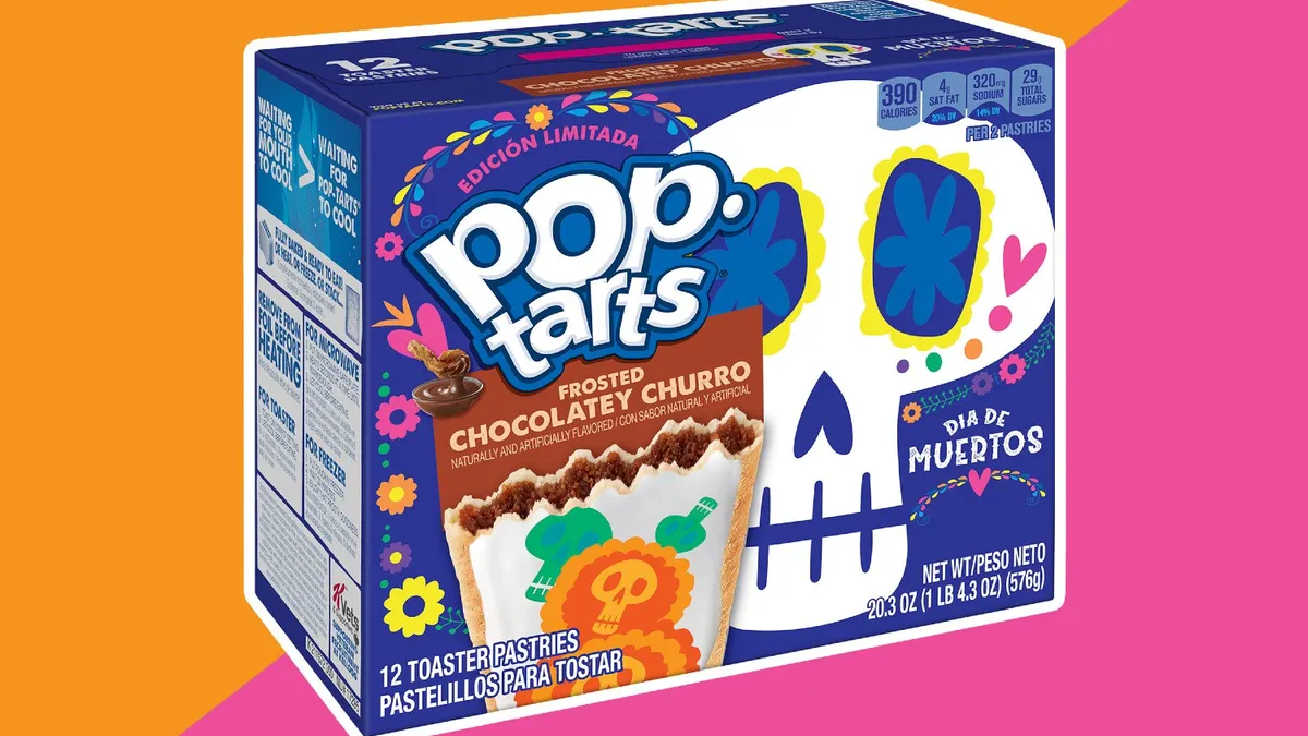 Kellogg's Pop-Tarts launched a Dia de los Muertos limited edition box in 2021.