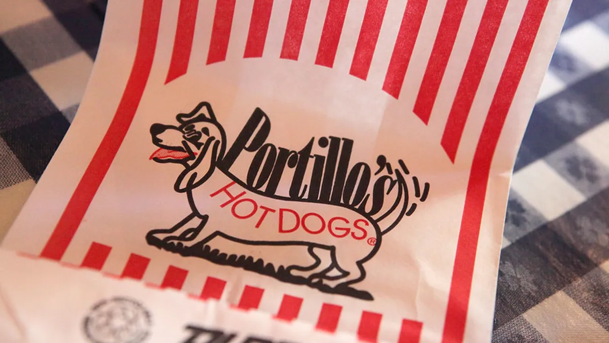 Portillo's Hot Dogs branding