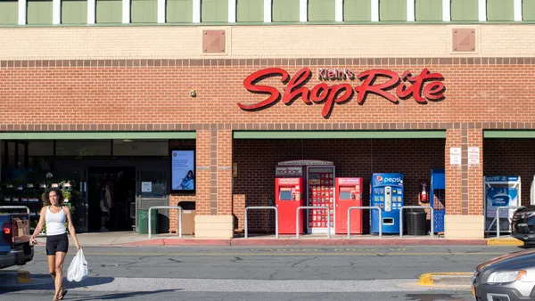 Exterior of a grocery store.
