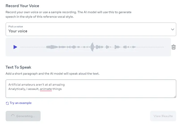 Meta Audiobox