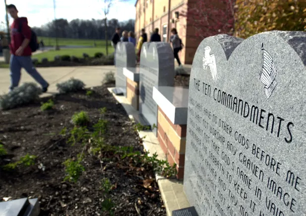 Half of Americans favor Ten Commandment displays. More support school employees leading prayer