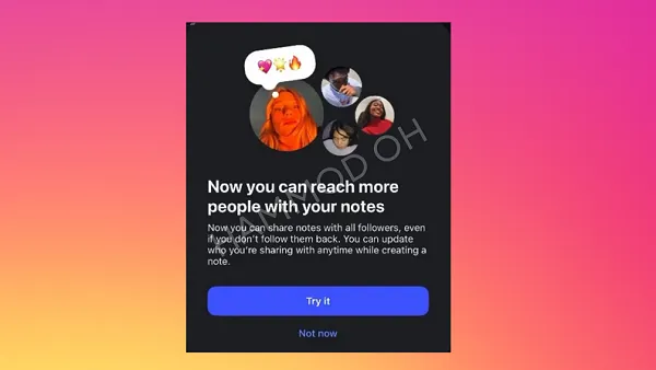 Instagram Notes expansion