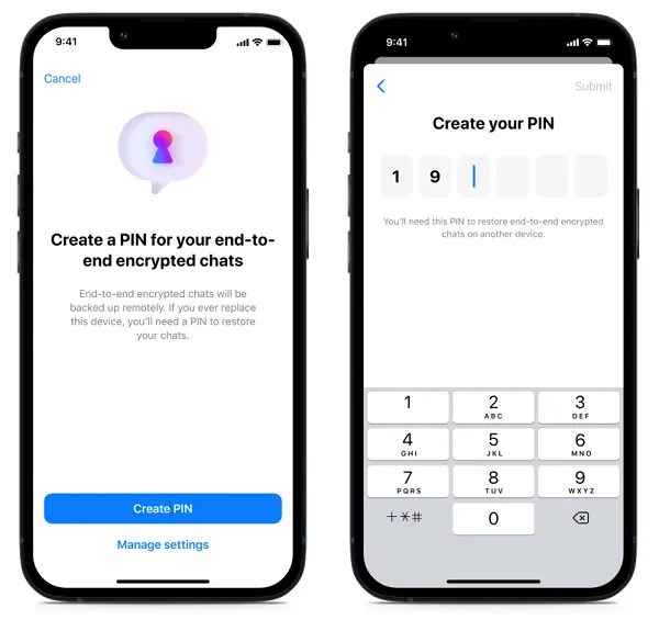 Messenger encryption