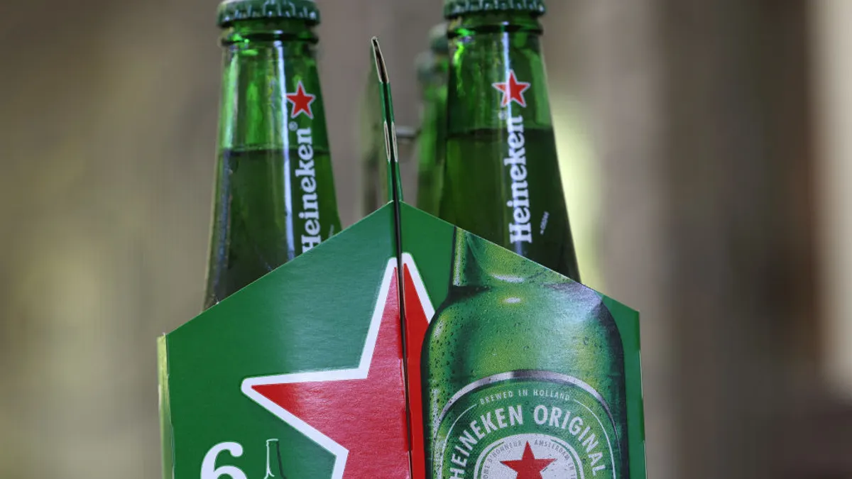 heineken bottles