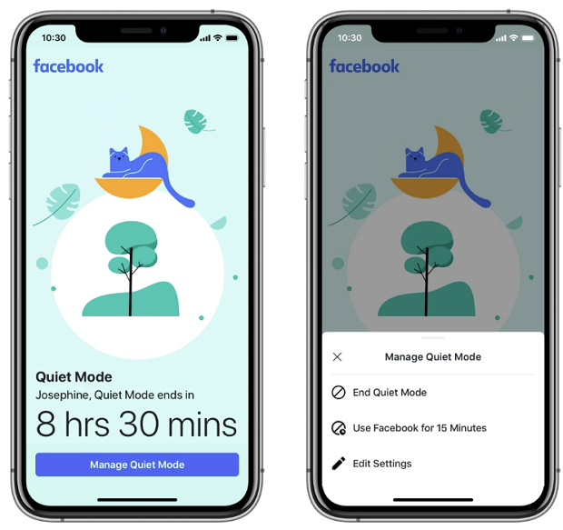 Facebook Quiet Mode