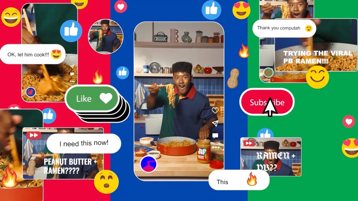 Content creator with Jif