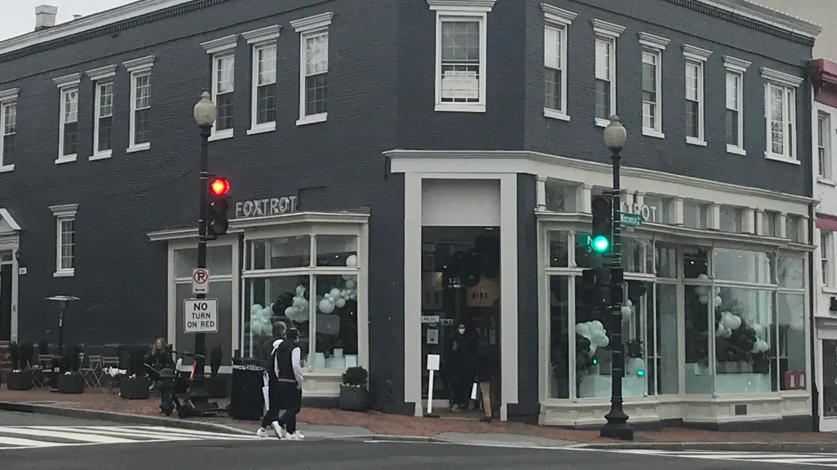 Exterior of Foxtrot Market's Georgetown location in Washington, D.C.