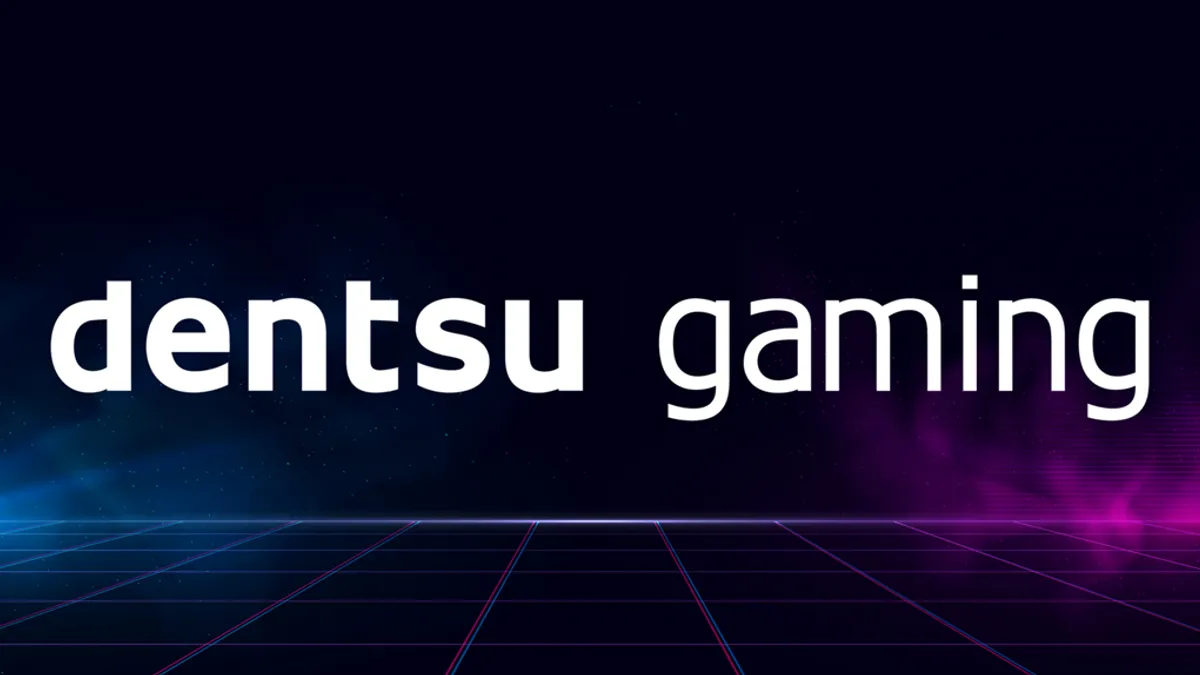 Dentsu Gaming announcement retrieved by Marketing Dive on Sept. 30, 2021