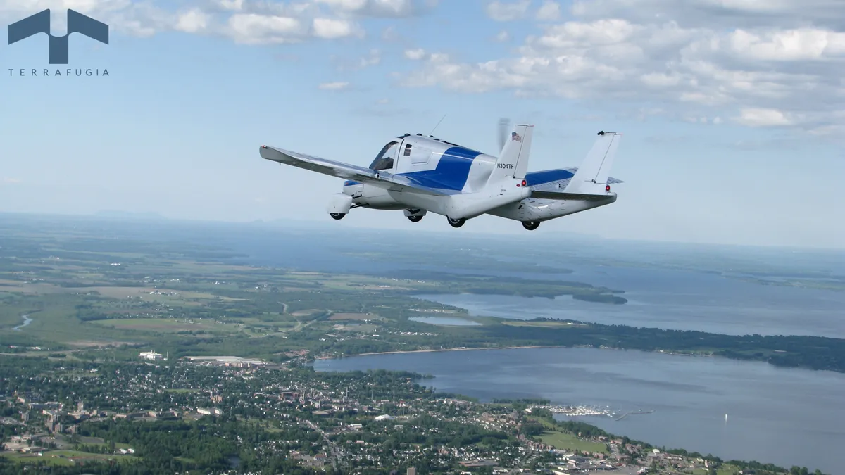 Terrafugia flying car New Hampshire regulations