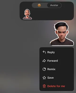 TikTok AI stickers