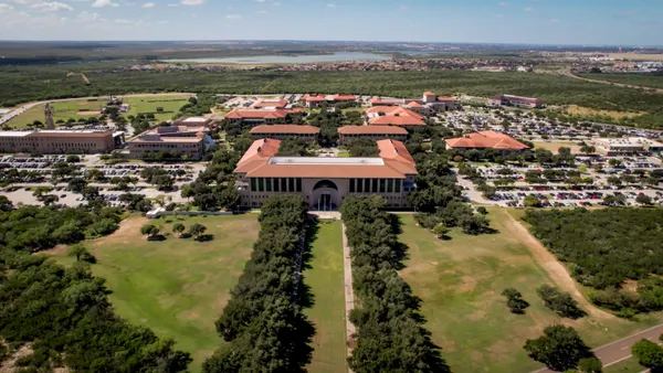 Aerial view of TAMIU