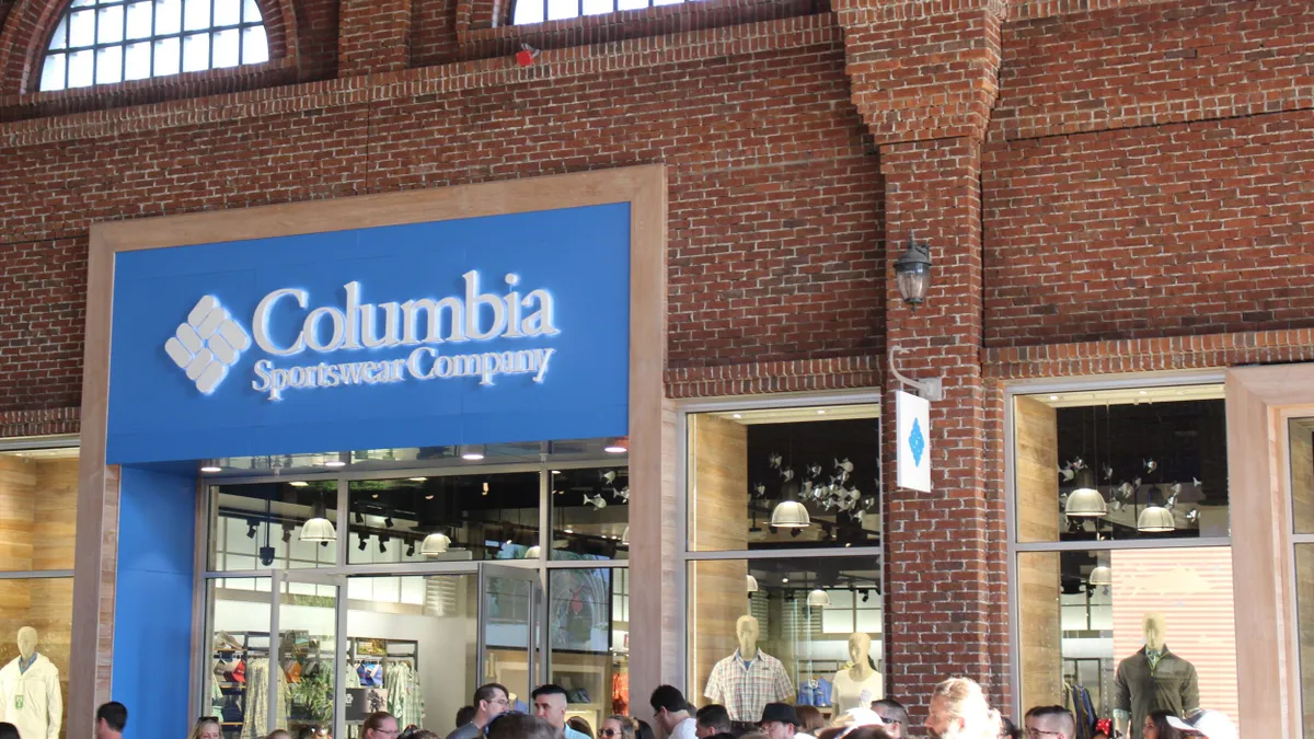 The exterior Columbia Sportswear store.