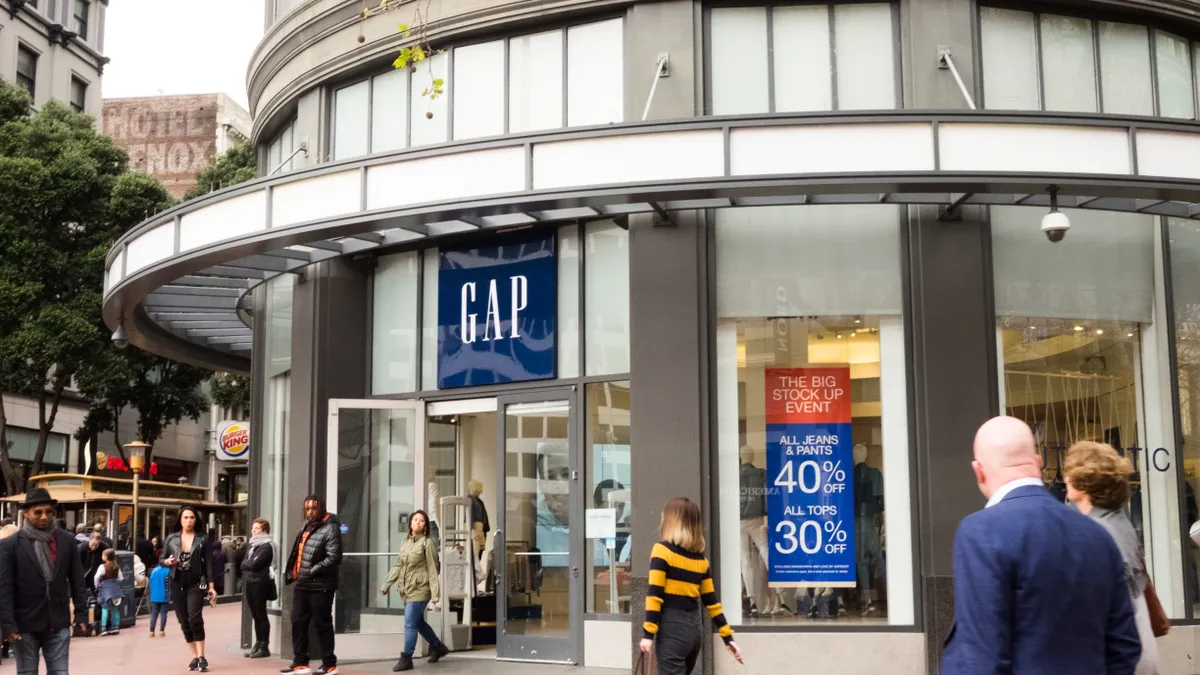 Gap store in San Francisco, Flood Building.