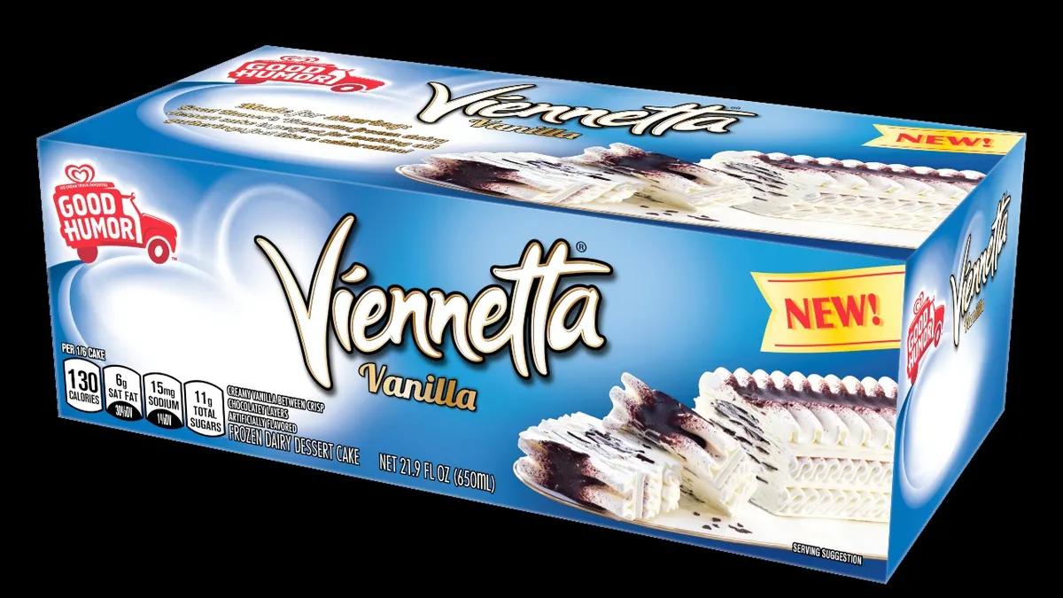 Unilever reintroduced its Viennetta ice cream cake in 2021.