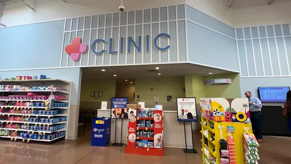 An in-store clinic.