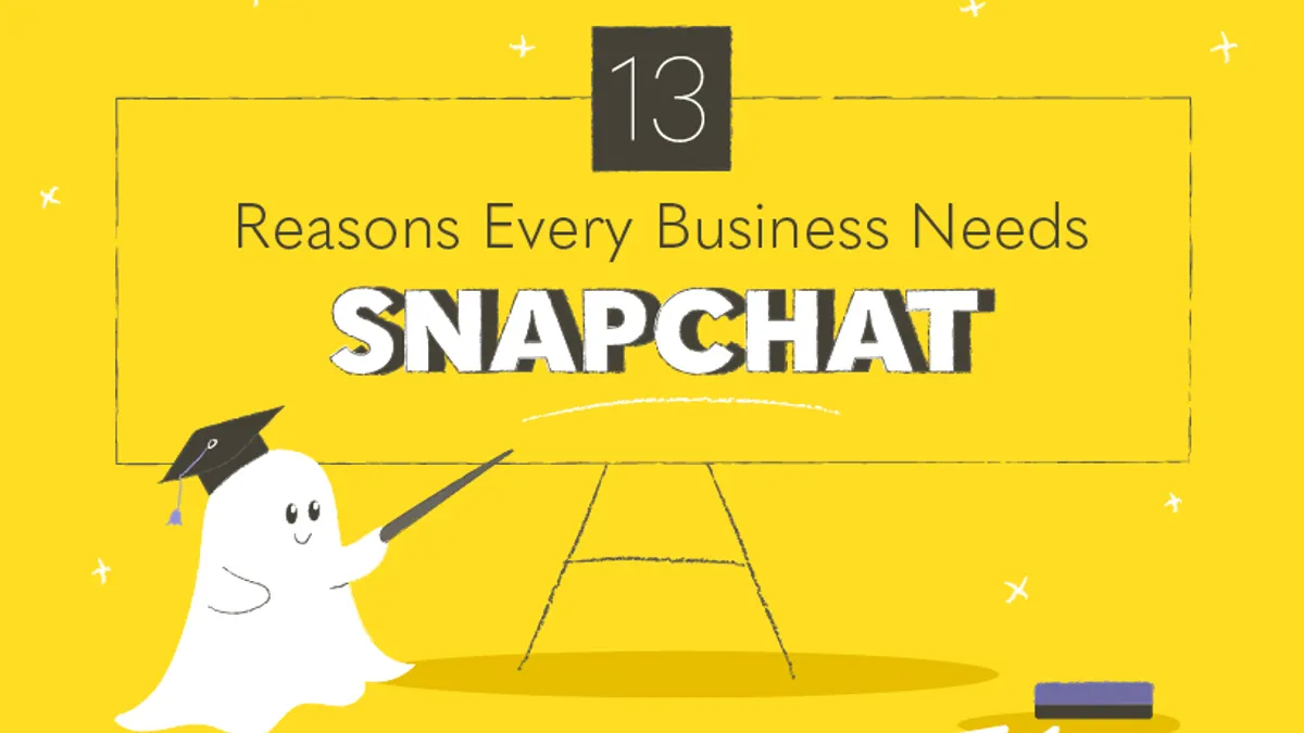13 Reasons Every Business Needs Snapchat Infographic