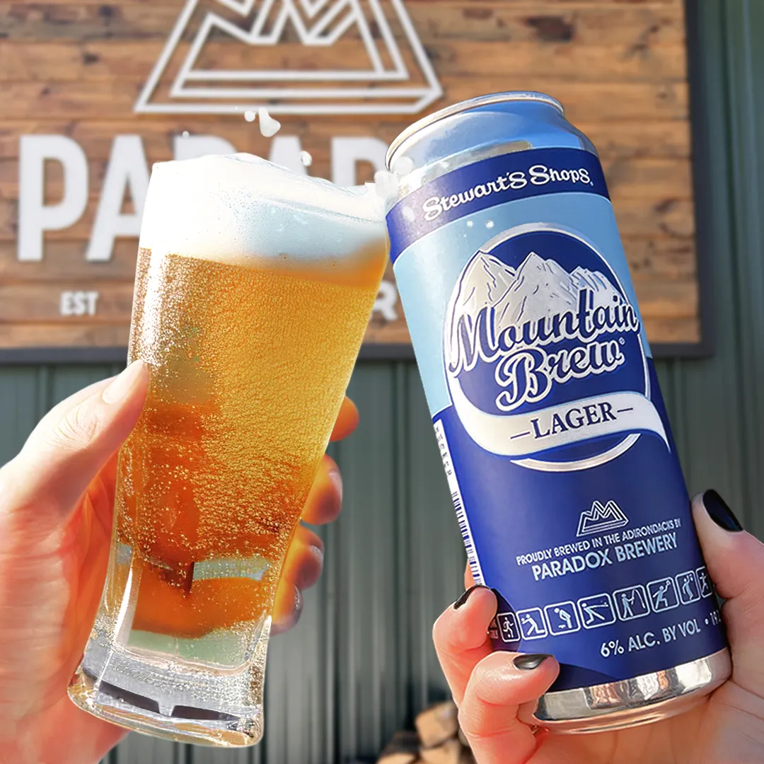 An image of Stewart's Shops Mountain Brew beer can