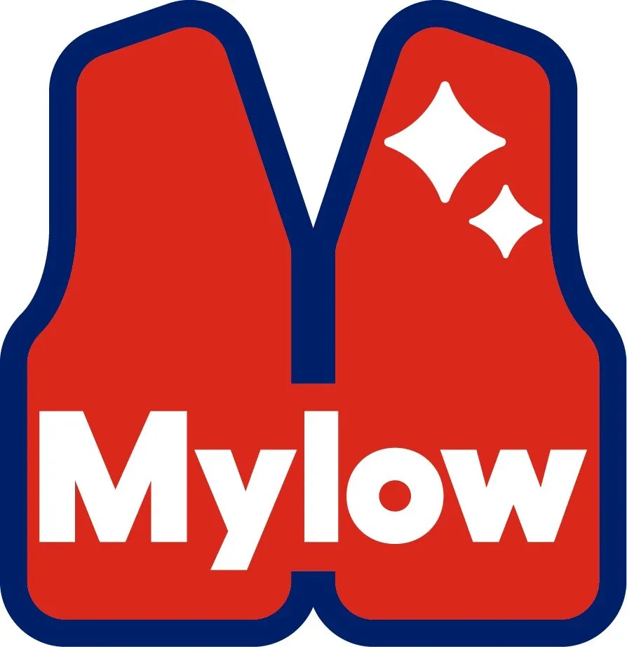 The red apron logo of Mylow, Lowe&#x27;s AI assistant.