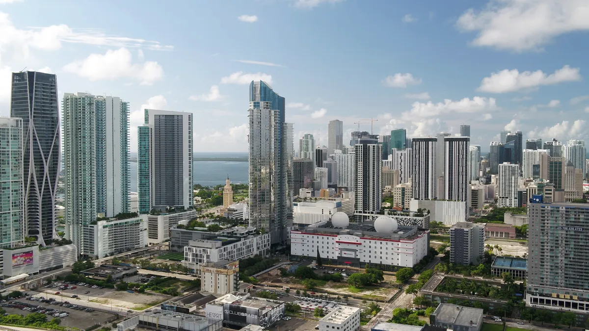 The site of the Legacy Legacy Hotels & Residences at Miami Worldcenter