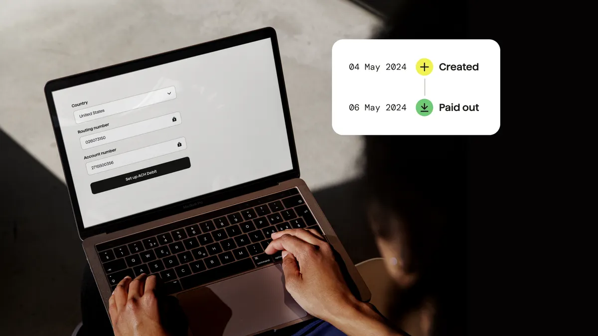 woman working on laptop