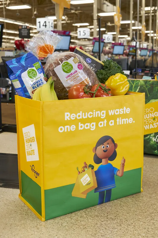 A reusable bag.