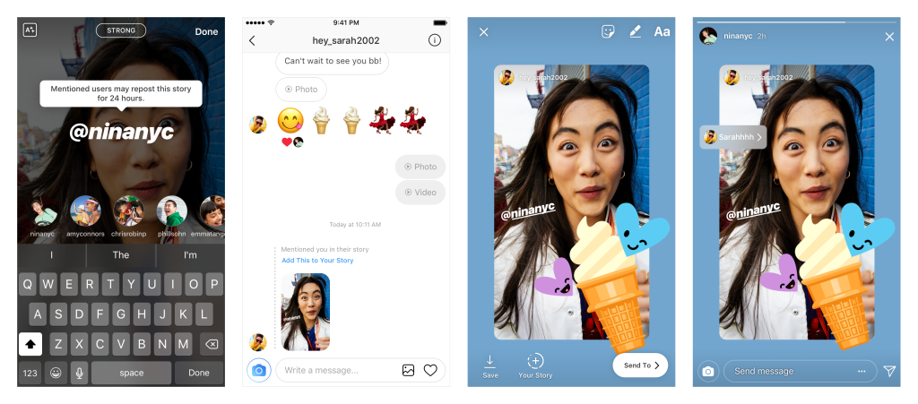 Instagram Rolls Out '@Mention Sharing', a New Way Share Stories Content | Social Media Today