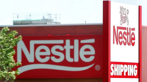 Signage is seen at a Nestle facility June 19, 2006 in Franklin Park, Illinois.