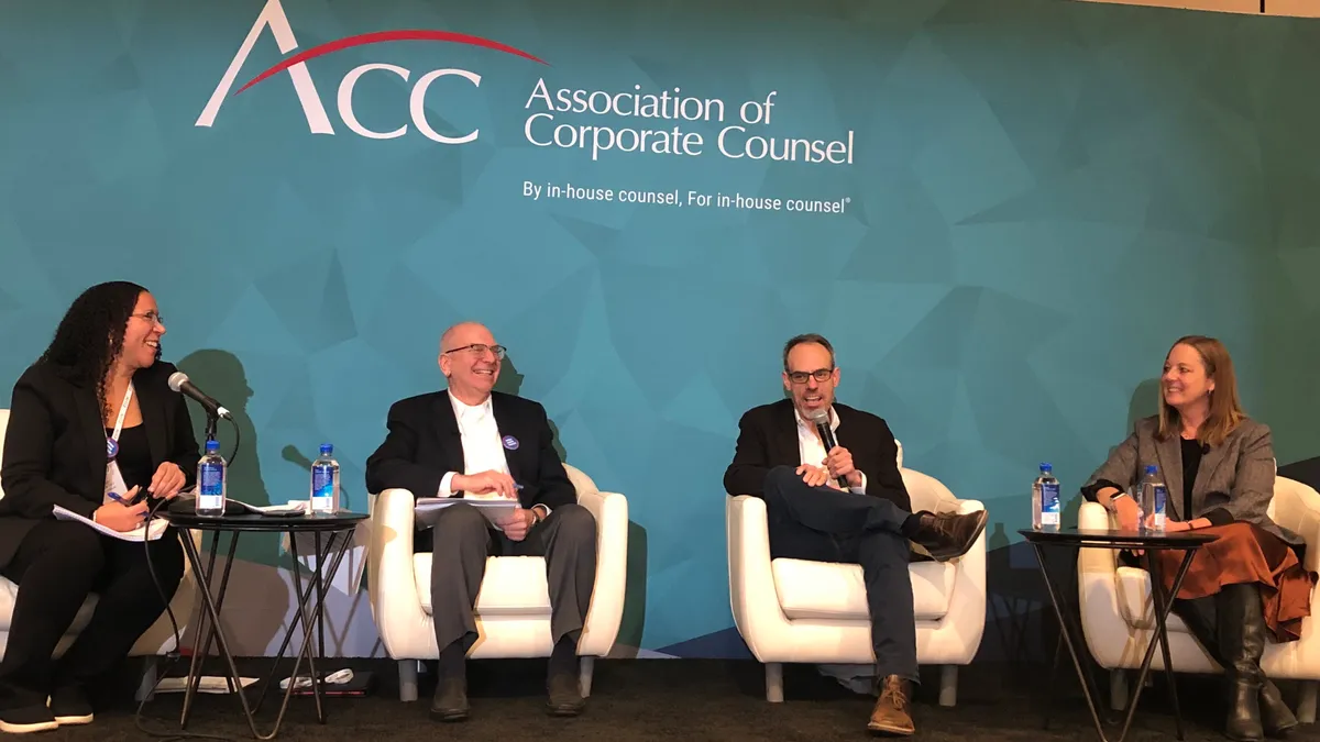 An Association of Corporate Counsel panel in Las Vegas focused on corporate pro bono programs