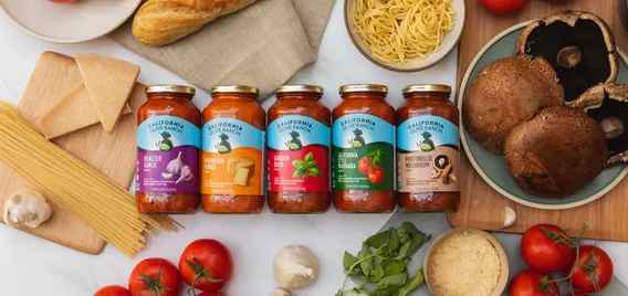 California Olive Ranch pasta sauces