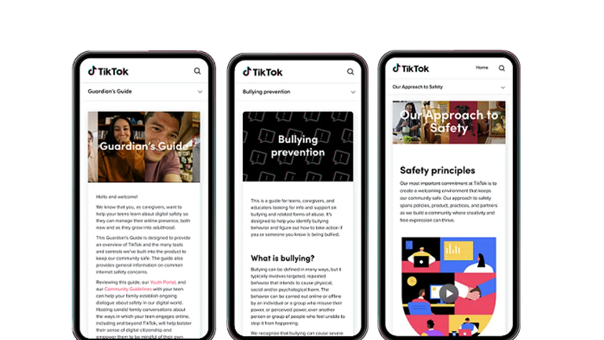 TikTok Safety Center