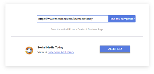 Facebook ad tracker tool