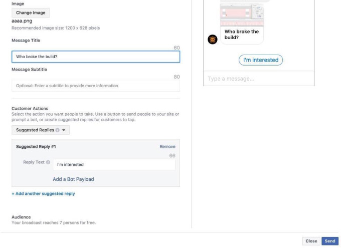 Facebook's Testing a New Option Which Enables Brands to Mass-Send Promotions via Messenger | Social Media Today