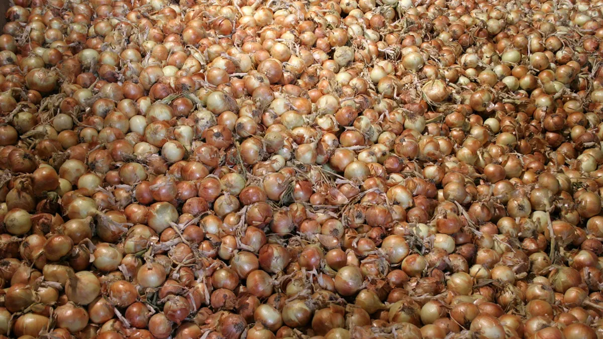 Onions from a farm in the Pacific Northwest