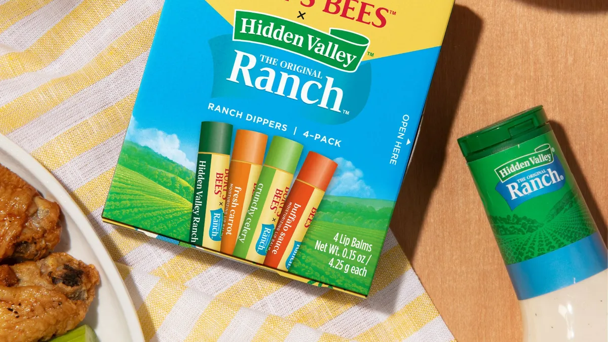 Hidden Valley Ranch and Burt's Bees limited-edition lip balm