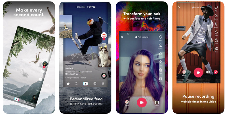 TikTok screenshots