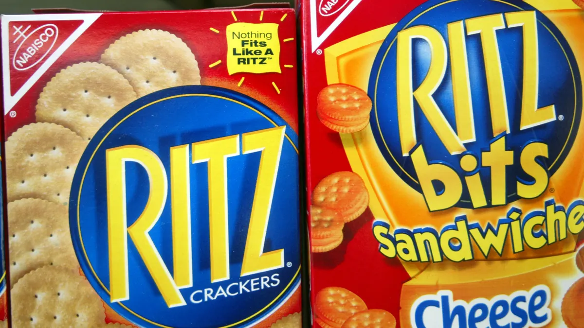 Boxes of Ritz crackers