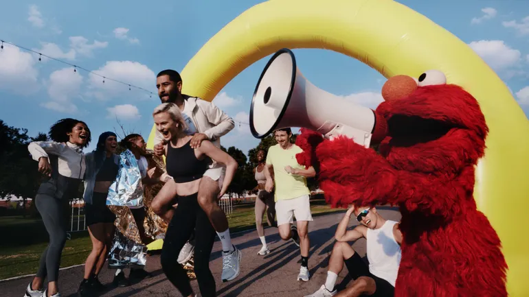 On and Elmo encourage a softer approach to running